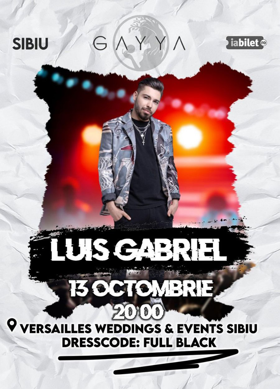 Concert Luis Gabriel, Sibiu