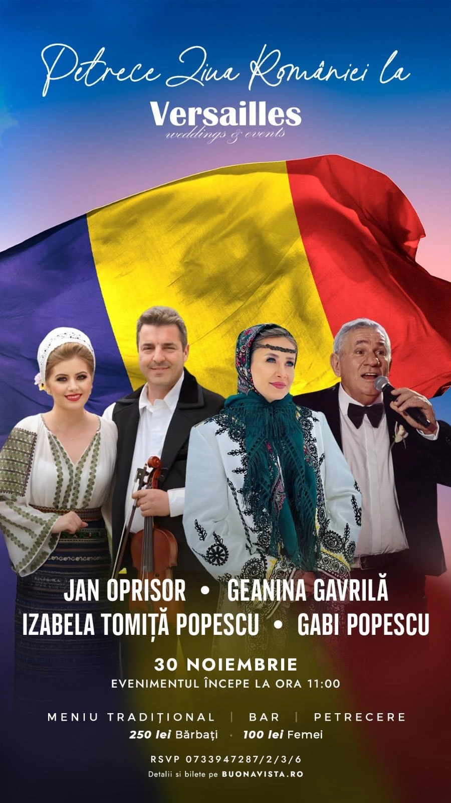 Petrecere de Ziua Romaniei la Versailles